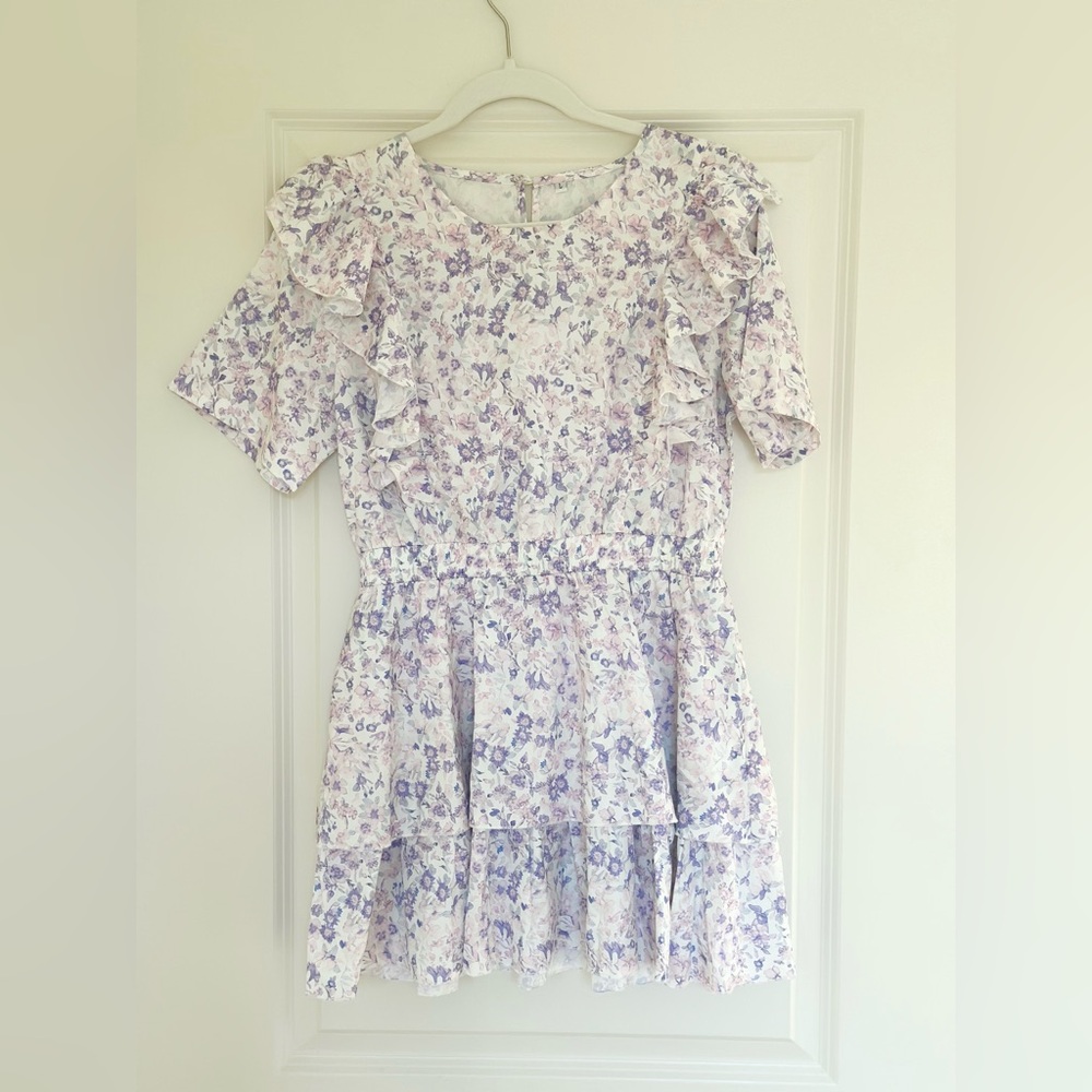 Purple Ruffle Dress